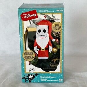 Jack Skellington Inflatable Santa Suit Disney The Nightmare Before Christmas New